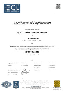 iso 9001 comeind